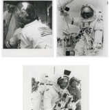 The astronauts checking their EVA equipment; official portraits of the crew; views of the crew and backup crew training for the mission, March-July 1971 - фото 13