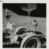Views at the lunar-science station: David Scott leaning; panoramic view; the lunar-science station; James Irwin bending over; the Rover, July 26-August 7, 1971, EVA 2 - photo 9