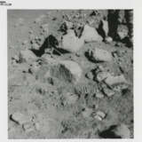 David Scott in a field of boulders; close-ups of the lunar surface; the edge of Hadley Canyon, station 9A, July 26-August 7, 1971, EVA 3 - photo 1