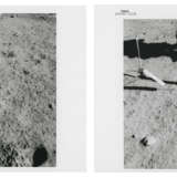 Views at station 9: David Scott’s visor; telephotographs; “abstract” close-ups of the lunar surface; TV picture; Irwin installing a core tube, July 26-August 7, 1971, EVA 3 - Foto 13
