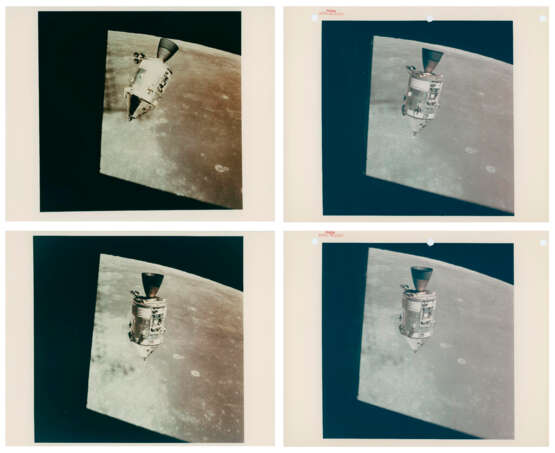 Views of the CM Endeavour and its SIM bay during inspection over the Sea of Fertility; orbital telephotographs from Endeavour, July 26-August 7, 1971 - photo 3