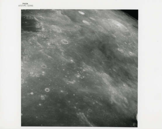 The LM Falcon returning from the Moon’s surface; moonscapes seen from the CM Endeavour; the CM approaching the LM for rendezvous, July 26-August 7, 1971 - фото 6