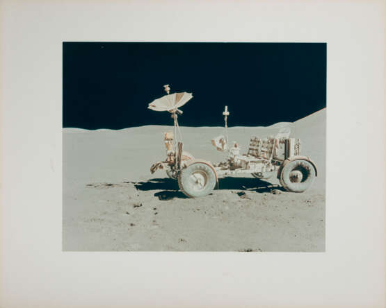 [Large Format] The Lunar Rover at its final “VIP” parking site on the Moon, July 26-August 7, 1971, EVA 3 - photo 1