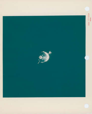 The CM Casper and the Earth both rising over the lunar horizon; Casper in lunar orbit; Casper over the farside, April 16-27, 1972 - photo 3