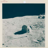 The Lunar Rover; TV pictures; light-struck moonscape, station 9; moonscapes during the traverse back to the landing site, April 16-27, 1972, EVA 2 - Foto 1