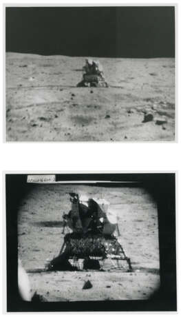 Views of John Young driving the Rover back to the LM; TV pictures of the LM and the Earth from the lunar surface, April 16-27, 1972, EVA 2 - photo 3