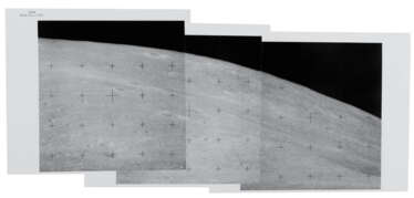 Telephoto panorama [Mosaic] of the right flank of Stone Mountain; TV pictures; telephotographs from the landing site, April 16-27, 1972, EVA 3