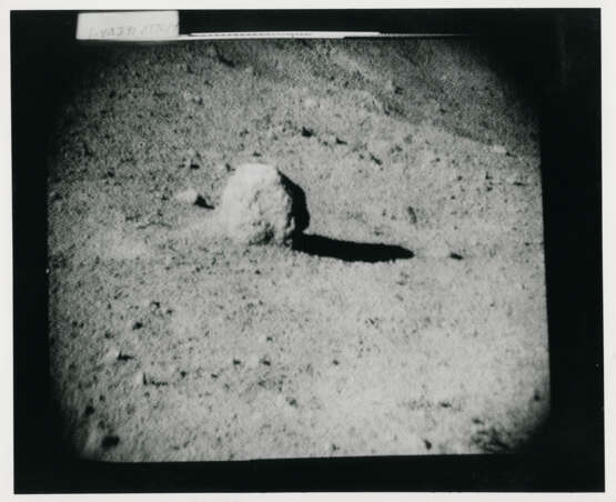John Young taking photographs near the Rover; TV pictures; footprints; Young with the hammer; Plum Crater, station 1, April 16-27, 1972, EVA 1 - фото 10