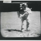 Portraits of John Young in front of the Lunar Rover and the LM Orion; TV pictures, station 10 prime and 10, April 16-27, 1972, EVA 3 - фото 8