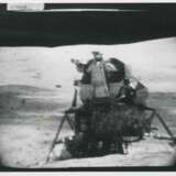 Portraits of John Young in front of the Lunar Rover and the LM Orion; TV pictures, station 10 prime and 10, April 16-27, 1972, EVA 3 - photo 10