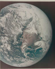 The nearly full Planet Earth [Large Format]; liftoff to the Moon [Large Format], April 16-27, 1972