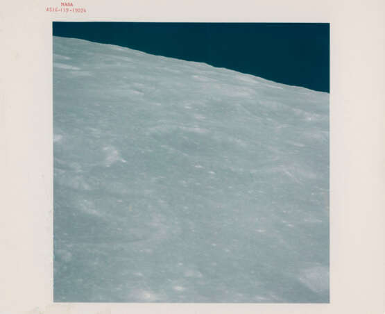 Moonscapes: lunar horizon over Crater Bullialdus; dark wall of Crater Lobachevsky; horizon over Craters Almanon and Geber, April 16-27, 1972 - photo 8