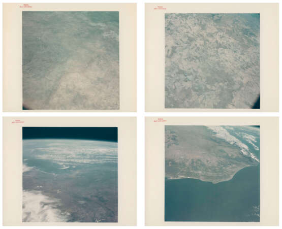 Sunset on Earth; Earth horizon over Australia; views of Africa from space, during the first and second orbits before translunar injection, December 7-19, 1972 - фото 5