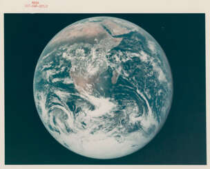 The “Blue Marble”, first photograph of the full Earth seen by human eyes, December 7-19, 1972