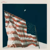 The Moon, the US flag, the Earth, December 7-19, 1972, EVA 3 - фото 1