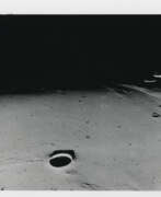 Farbfoto. Mondlandschaften aus dem CM America: der Nearside Terminator; Sonnenuntergang über Farside-Kratern; Krater Aitken; Hochland in der Nähe des Gagarin-Kraters, 7.-19. Dezember 1972