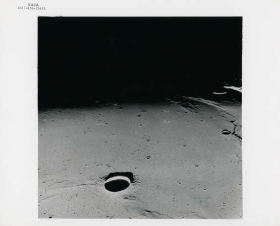 Moonscapes from the CM America: the nearside terminator; Sunset over farside craters; Crater Aitken; highlands near Gagarin Crater, December 7-19, 1972 - фото 1