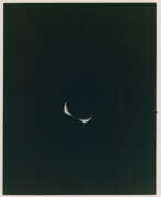 Farbfoto. Letztes vom Menschen aufgenommenes Foto der Erde vom Mond; eines der letzten von Menschen aufgenommenen Fotos in der Mondumlaufbahn; der Mond nach der transEarth-Injektion vom 7. bis 19. Dezember 1972