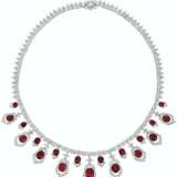 Cartier. RUBY AND DIAMOND NECKLACE, CARTIER - photo 1