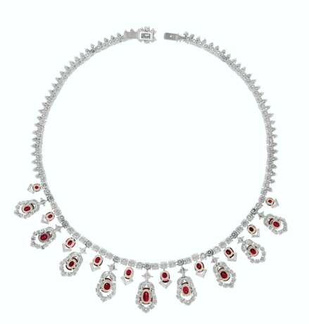 Cartier. RUBY AND DIAMOND NECKLACE, CARTIER - photo 2