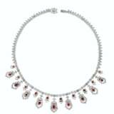 Cartier. RUBY AND DIAMOND NECKLACE, CARTIER - фото 2