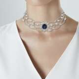 SAPPHIRE AND DIAMOND NECKLACE, MOUSSAIEFF - photo 4