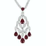 Graff. RUBY AND DIAMOND NECKLACE, GRAFF - фото 1