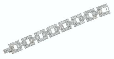 ART DECO DIAMOND BRACELET, HENRI PICQ