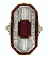 RUBY AND DIAMOND RING, HARRY WINSTON