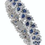 Tiffany & Co.. SET OF SAPPHIRE AND DIAMOND 'LEAF' JEWELRY, TIFFANY & CO - фото 4