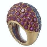 Cartier. RUBY AND SAPPHIRE 'BOULE' RING, CARTIER - photo 3