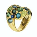 Belperron. MULTI-GEM AND GOLD RING, HERZ-BELPERRON - photo 2