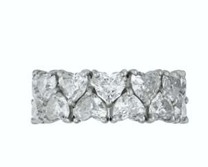 DIAMOND 'DOUBLE ROW' ETERNITY BAND, GRAFF