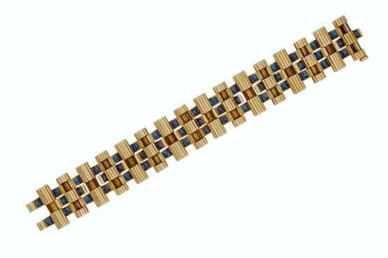 RETRO SAPPHIRE AND GOLD BRACELET, CHARLES HOLL - Foto 2