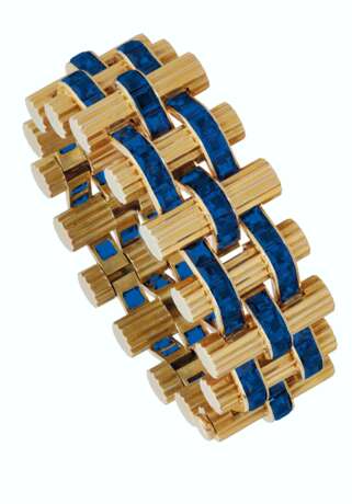 RETRO SAPPHIRE AND GOLD BRACELET, CHARLES HOLL - Foto 3