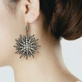 DIAMOND STARBUST EARRINGS - фото 4