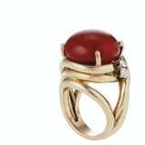 Cartier. GROUP OF CORAL AND DIAMOND JEWELRY, CARTIER AND A CORAL RING... - фото 7