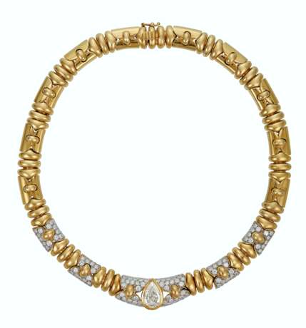 GOLD AND DIAMOND NECKLACE - photo 2