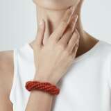 Cartier. GROUP OF CORAL AND DIAMOND JEWELRY, CARTIER AND A CORAL RING... - Foto 15