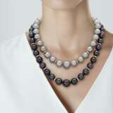 GROUP OF CULTURED PEARL AND DIAMOND JEWELRY - фото 2