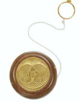 WOOD, COTTON AND GOLD 'IMPERIAL' YO-YO, DANIEL BRUSH