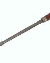 STEEL, GOLD AND WOOD TURNSCREW, DANIEL BRUSH
