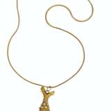 DIAMOND, SAPPHIRE AND GOLD FISH ATOMIZER-PENDANT - фото 2