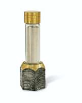 GOLD AND STEEL 'RARE EARTH' SCULPTURE, DANIEL BRUSH