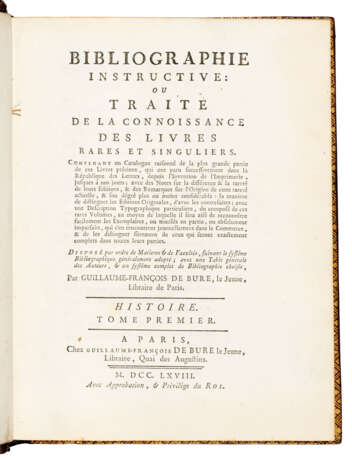 Guillaume Debure (1731-82) - Foto 4