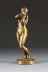 CHARLES AUGUSTE FRAIKIN 1817 Herentals - 1893 Schaerbeek Frauenakt mit einer Taube