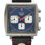 HEUER. A FINE STAINLESS STEEL CHRONOGRAPH WRISTWATCH - photo 1