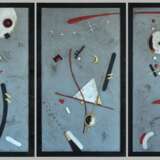 Painting “PERIOD. Triptych.”, Cardboard, Acrylic paint, Avant-gardism, Mythological, 2020 - photo 1
