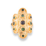 Lalaounis. LALAOUNIS SAPPHIRE AND EMERALD RING - Foto 2