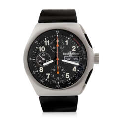 BELL AND ROSS STAINLESS STEEL CHRONOGRAPH WRISTWATCH
